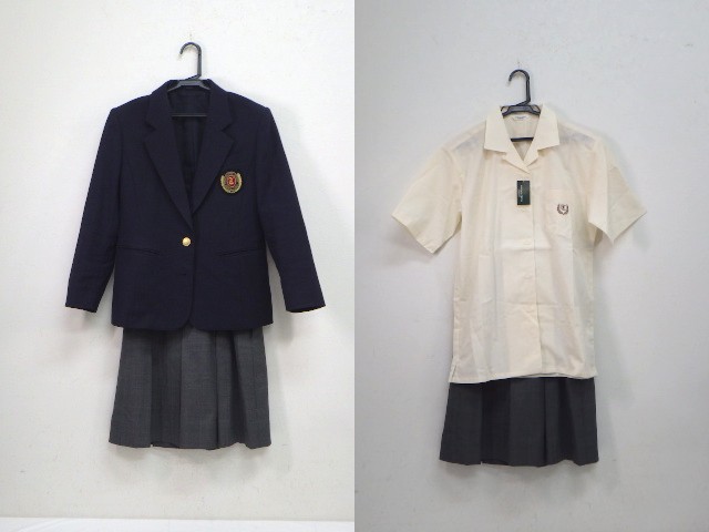 D97 京都市立塔南高校 ブレザー 半袖シャツ 冬服スカート Yt18 6sdf 女子制服 高校 セット 中古学生服の専門店 A 制服店 Com