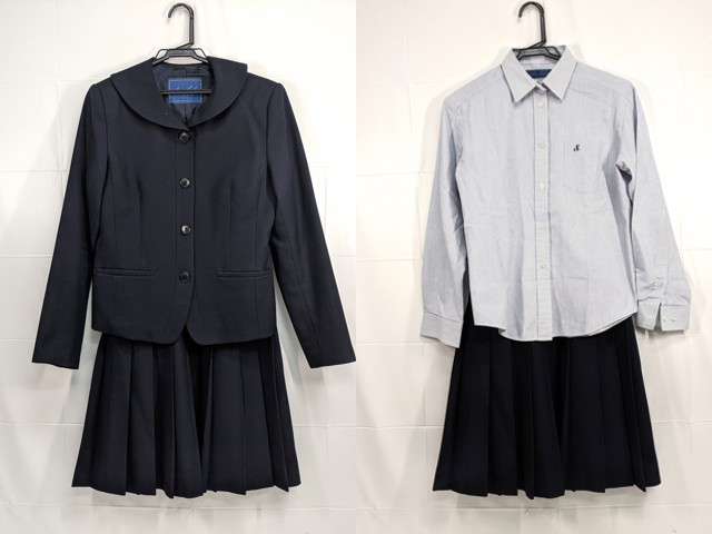 g74 大阪府立泉北高校 ブレザー+長袖シャツ+冬服スカート/yt2332【9XJE】