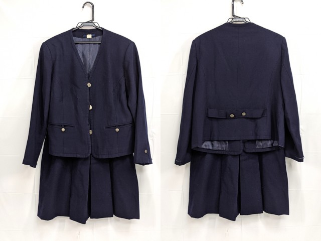 h22 共立女子第二中学校 ブレザー+冬服スカート/yt2405【25EG】