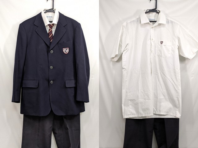 Z20 神丘中学校 男子用学生服 制服 ブレザー+半袖・長袖シャツ+冬服ズボン+ネクタイ/yt2531【5DOE】
