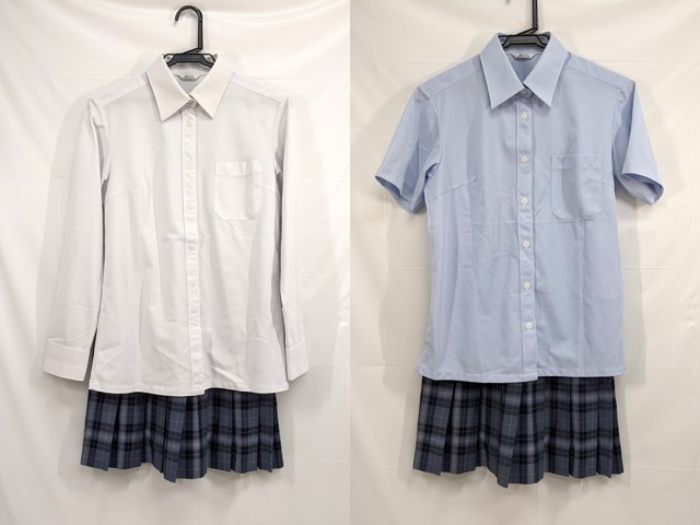 j36 大阪府立福井高校 半袖・長袖シャツ+夏服スカート/yt2595【7LVD】
