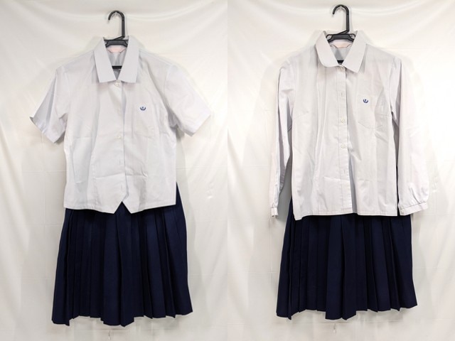 j71 名古屋市立富田高校 半袖・長袖シャツ+夏服スカート/y2623【6LSC】