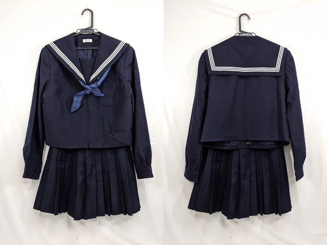 中学校?? 高校?? 冬服セーラー服+冬服スカート+スカーフ/yt2664【3JSG】
