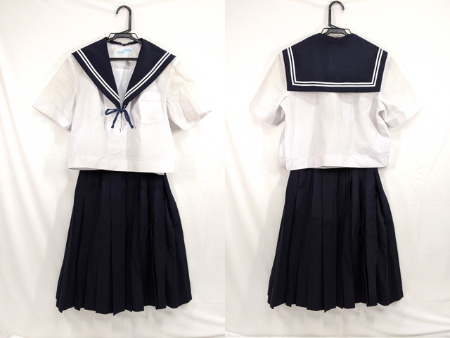 中学校?? 高校?? 夏服セーラー服+夏服スカート+ループタイ/yt2666【3DSA】