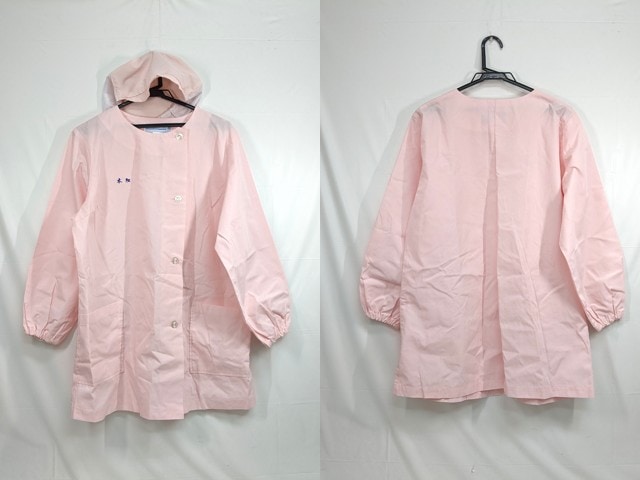 k75 愛知県 安城生活福祉高等専修学校 作業服 看護服+帽子/yt2753【3WUR】