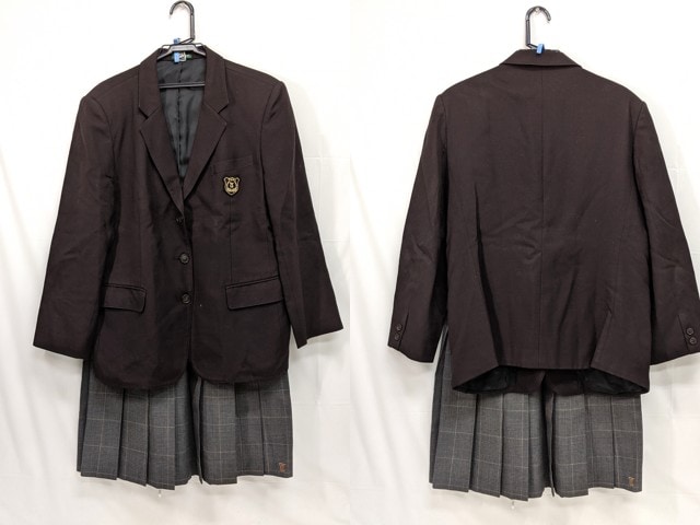 k92 鳥羽高校 ブレザー+冬服スカート/yt2795【3KDG】