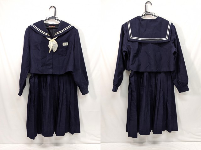 L33 中学校?? 高校?? 冬服セーラー服+冬服スカート/yt2831【6PSO】