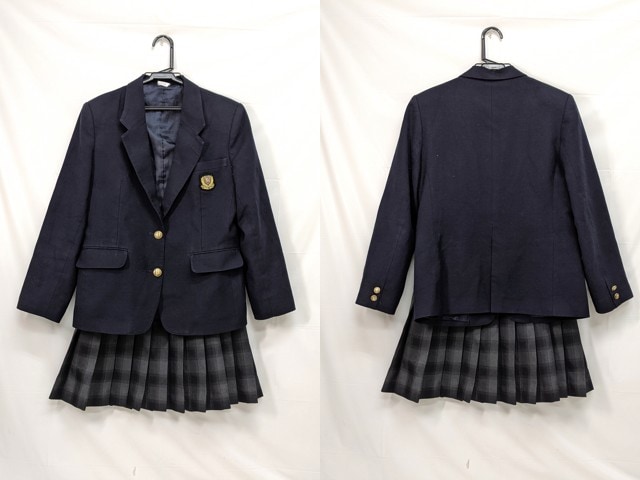 L73 東京都 永山高校 ブレザー+冬服スカート/yt2890【1YETF】