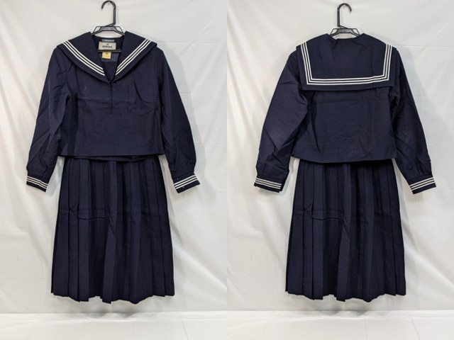 M44 中学校?? 高校?? 冬服セーラー服+冬服スカート/yt2946【25SR】