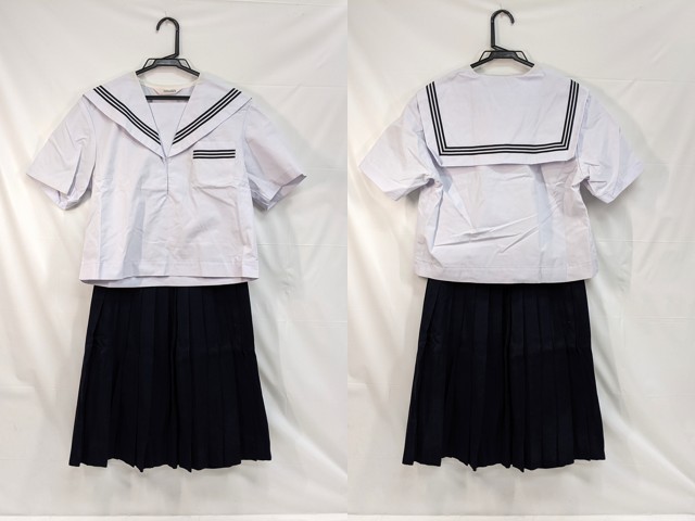 M44 中学校?? 高校?? 夏服セーラー服+夏服スカート/yt2947【1AGD】