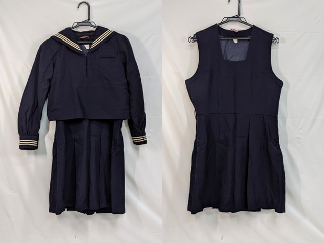 M44 中学校?? 高校?? 冬服セーラー服+ジャンパースカート/yt2955【25FG】