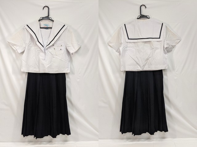 M44 中学校?? 高校?? 夏服セーラー服+夏服スカート/yt2924【25RY】