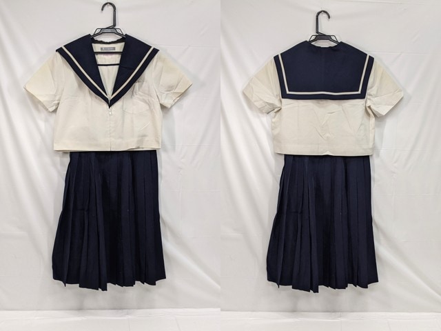 M44 中学校?? 高校?? 夏服セーラー服+夏服スカート/yt2928【25RG】