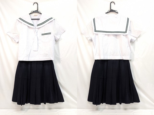 M44 中学校?? 高校?? 夏服セーラー服+夏服スカート/yt2996【25YJ】