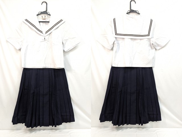 M44 中学校?? 高校?? 夏服セーラー服+夏服スカート/yt2998【4WER】