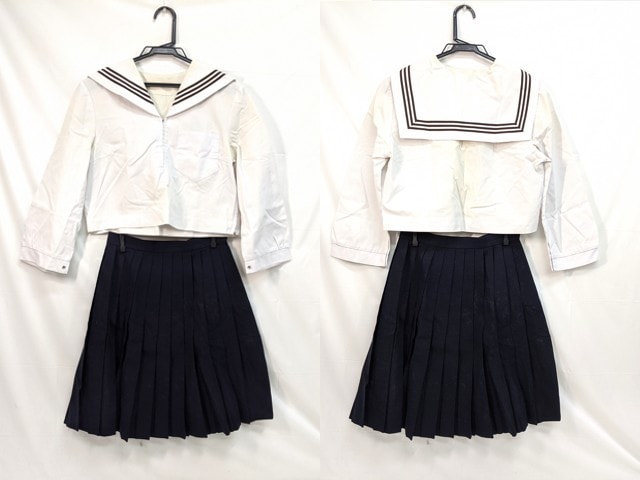 M44 中学校?? 高校?? 中間服セーラー服+夏服スカート/yt3006【4SFV】