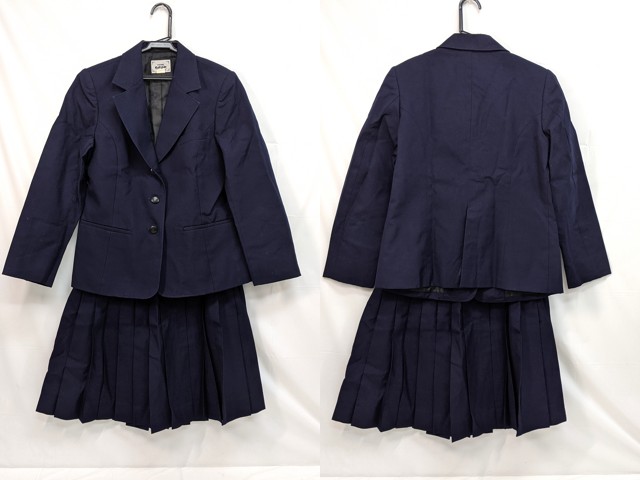 M44 中学校?? 高校?? ブレザー 13号?+冬服スカート/yt3010【25PT】