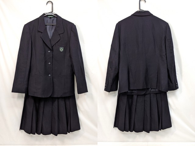 M44 中学校?? 高校?? ブレザー 165A+冬服スカート/yt3016【25ED】