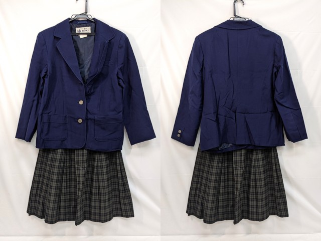 m44 中学校?? 高校?? ブレザー+冬服スカート/yt3038【4EVB】