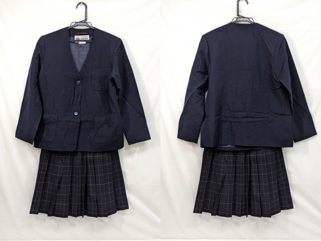 m44 中学校?? 高校?? ブレザー+冬服スカート/yt3045【35EW】