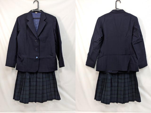 m44 中学校?? 高校?? ブレザー165A+冬服スカート/yt3046【35PG】