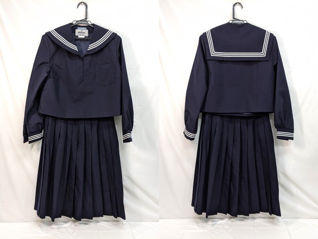 M44 中学校?? 高校?? 冬服セーラー服+冬服スカート/yt2960【5EUW】