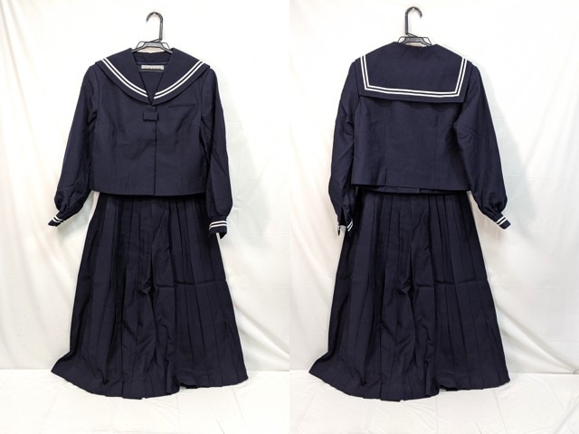 M44 中学校?? 高校?? 冬服セーラー服+冬服スカート/yt2961【2PRO】