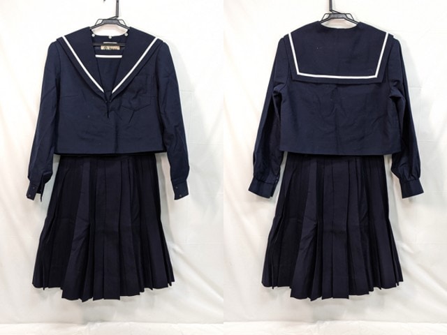 M44 中学校?? 高校?? 冬服セーラー服+冬服スカート/yt2963【2RER】