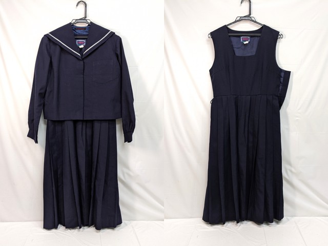 M44 中学校?? 高校?? 冬服セーラー服+ジャンパースカート/yt2967【5WJT】