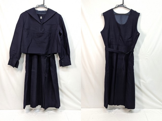 m44 中学校?? 高校?? ブレザー+ジャンパースカート/yt3061【5CKV】