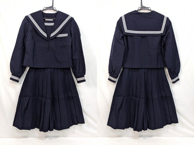 m44 中学校?? 高校?? 冬服セーラー服+冬服スカート/yt3069【2ERT】