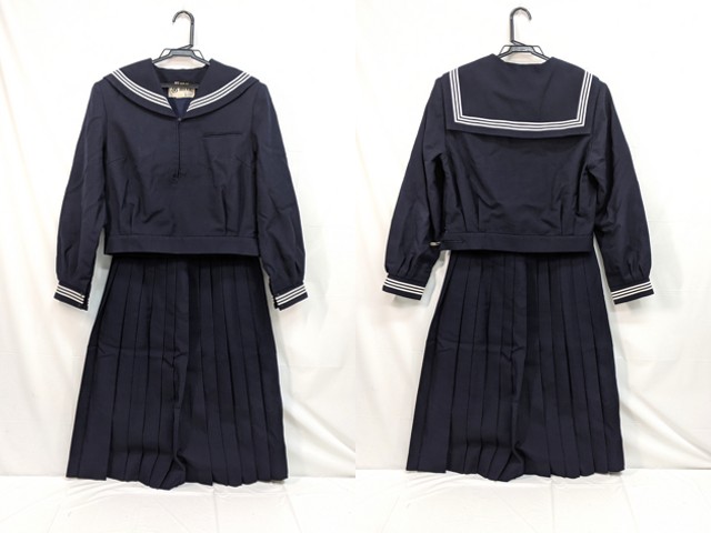 m44 中学校?? 高校?? 冬服セーラー服+冬服スカート/yt3074【2ERF】