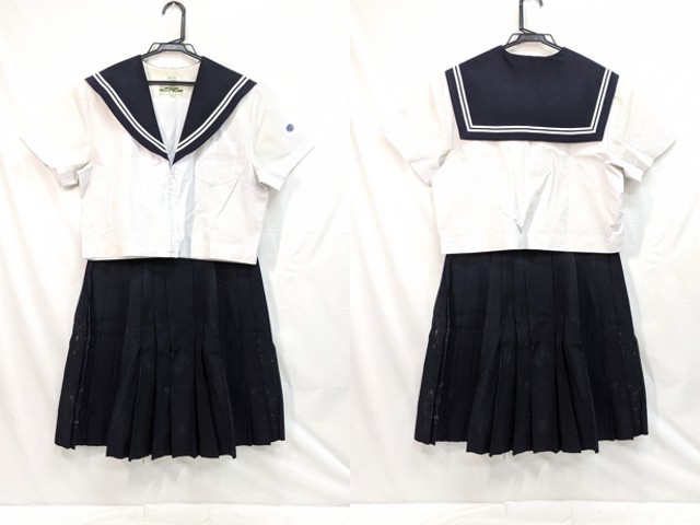 m44 中学校?? 高校?? 夏服セーラー服+夏服スカート/yt3075【5EEP】