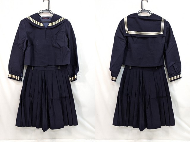 m44 中学校?? 高校?? 冬服セーラー服+冬服スカート/yt3086【2ERT】