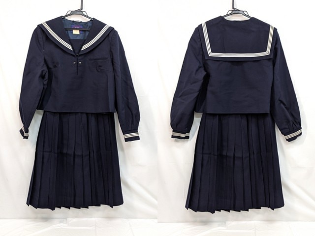 m44 中学校?? 高校?? 冬服セーラー服+冬服スカート/yt3088【5WER】