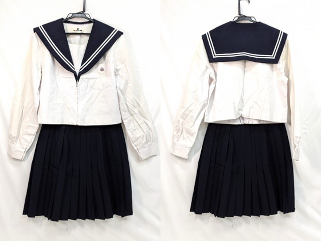 m44 中学校?? 高校?? 中間服セーラー服+夏服スカート/yt3089【2SKE】