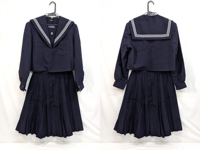 m44 中学校?? 高校?? 冬服セーラー服+冬服スカート/yt3091【2RHF】