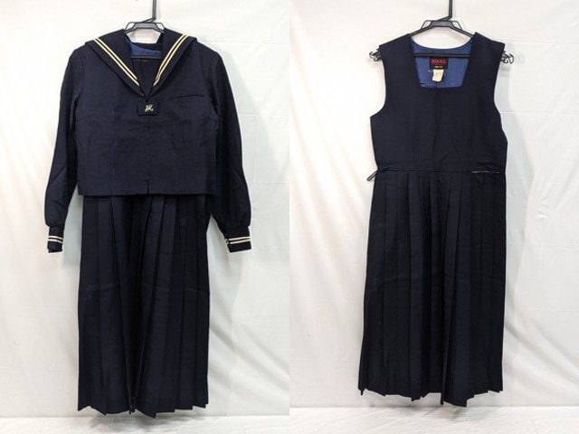 m44 中学校?? 高校?? 冬服セーラー服+ジャンパースカート/yt3095【2WER】