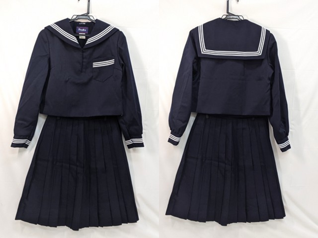 m44 中学校?? 高校?? 冬服セーラー服+冬服スカート/yt3100【2PLO】