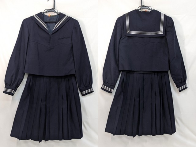 m44 中学校?? 高校?? 冬服セーラー服+冬服スカート/yt3102【5KFC】