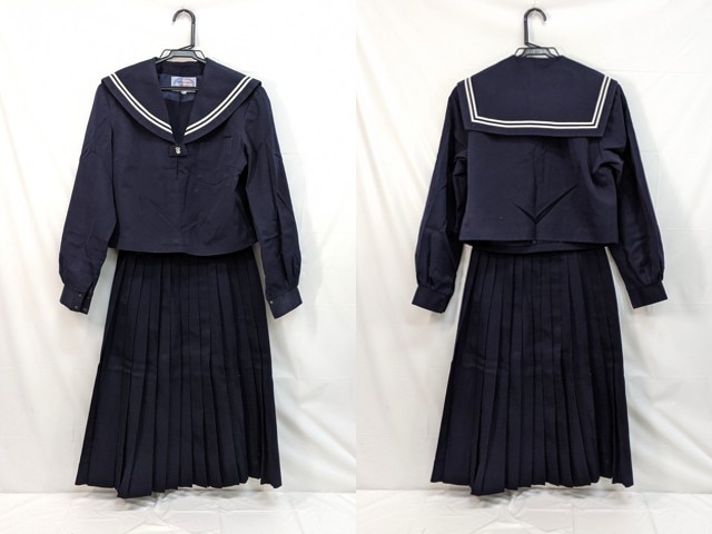 m44 中学校?? 高校?? 冬服セーラー服+冬服スカート/yt3107【2EUR】