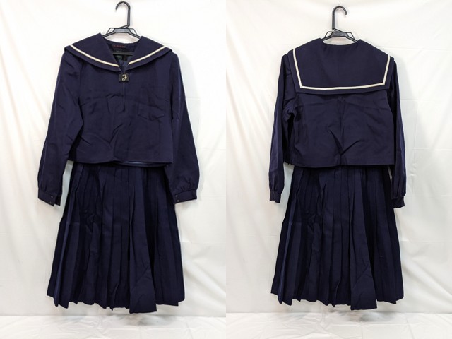 m44 中学校?? 高校?? 冬服セーラー服+冬服スカート/yt3108【2WGP】