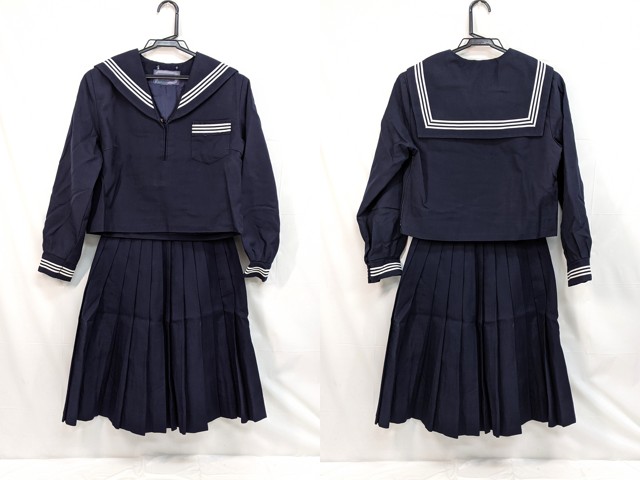 m44 中学校?? 高校?? 冬服セーラー服+冬服スカート/yt3115【2ELV】