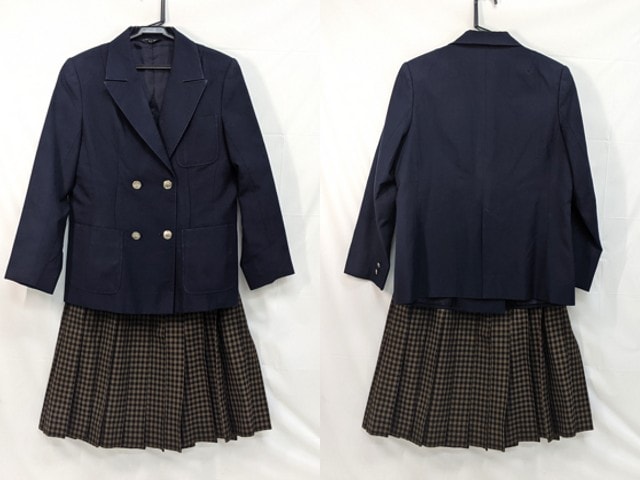 m44 中学校?? 高校?? ブレザー+冬服スカート/yt3122【4ELF】