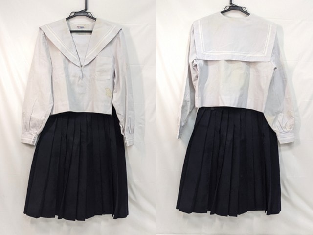 m44 中学校?? 高校?? 中間服セーラー服+夏服スカート/yt3136【25RF】