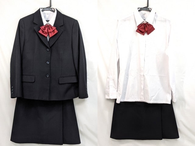 m86 中学校?? 高校?? ブレザー+長袖シャツ+冬服スカート+リボン/yt3162【5DJHV】