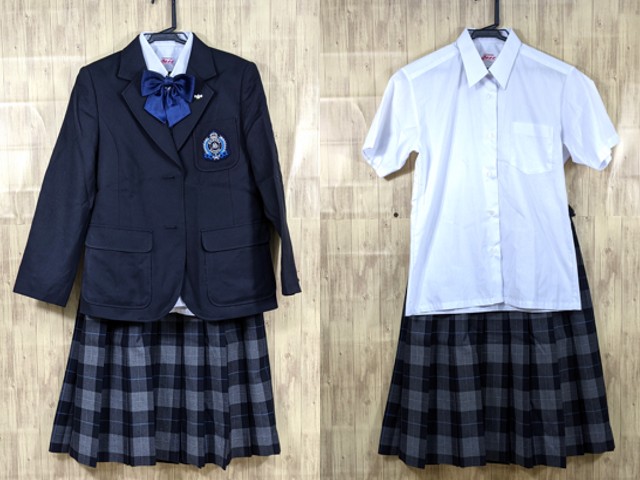 n40 東京都 志村第一中学校  ブレザー160A・スカート/yt3229【9JED】
