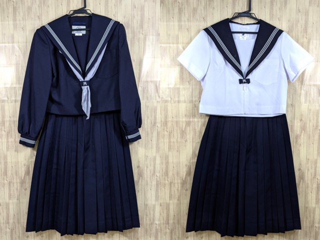 N59 愛知県 丸の内中学校 夏服 冬服セーラー服 Yt3234 2hefg 女子制服 中学校 中古学生服の専門店 A 制服店 Com