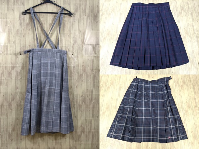 L99 中学校?? 高校?? 冬服スカート+夏服スカート/yt3290【17JS】