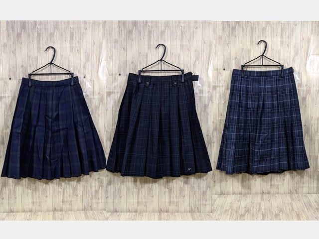 L99 中学校?? 高校?? 冬服スカート+夏服スカート/yt3291【17RF】